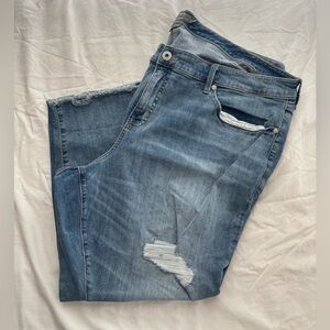 Torrid Crop Boyfriend Stretch Jeans - Women’s Size 26